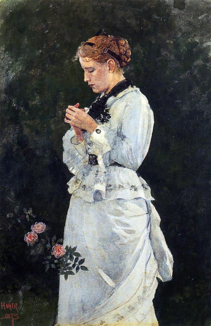 Winslow Homer Portrait of a Lady - Canvas Print