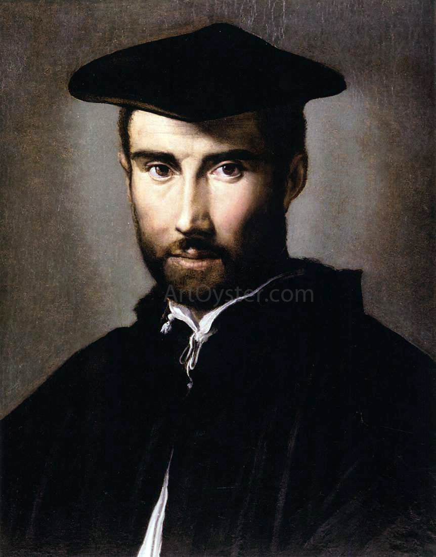 Parmigianino Portrait of a Man - Canvas Print