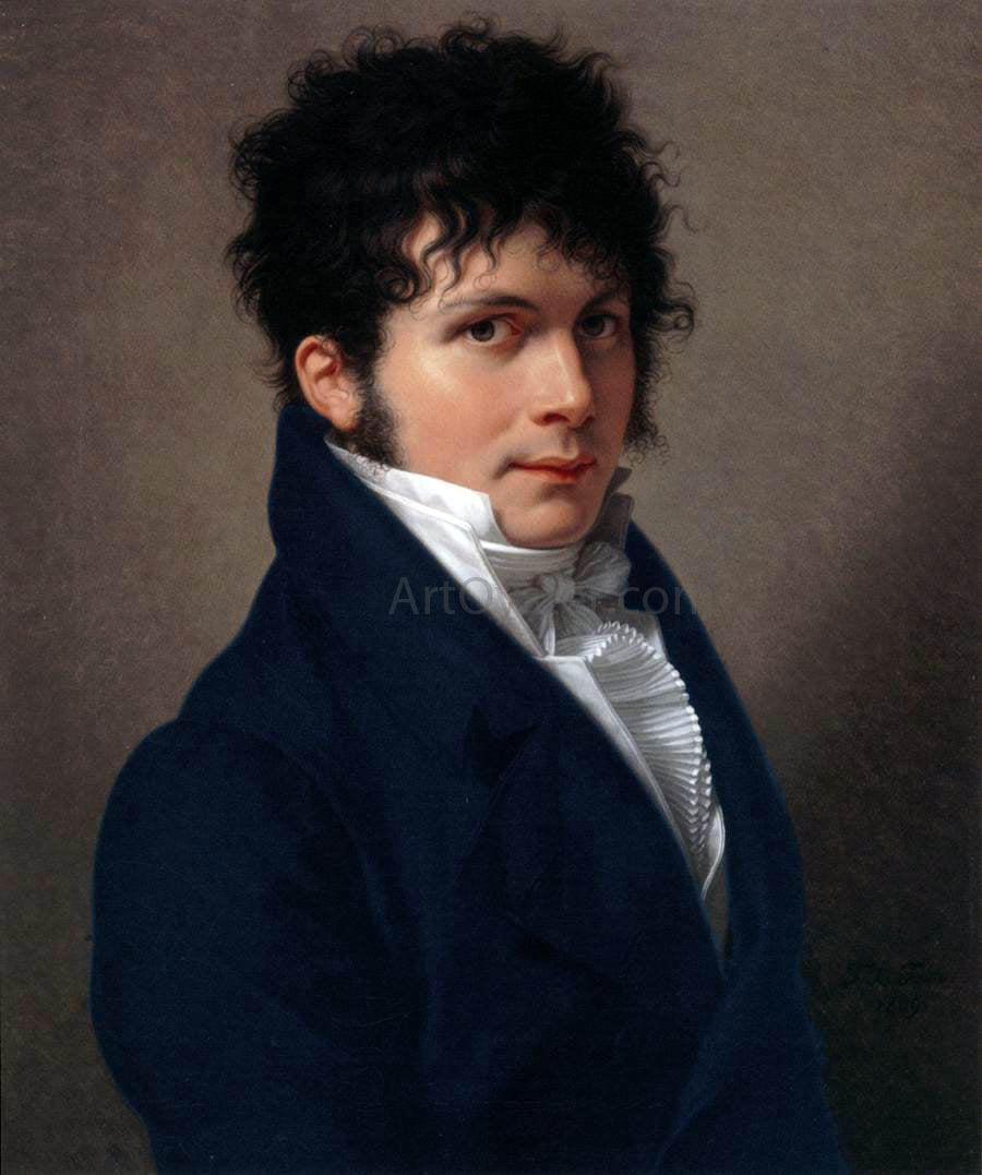 Francois-Xavier Fabre Portrait of a Man - Canvas Print