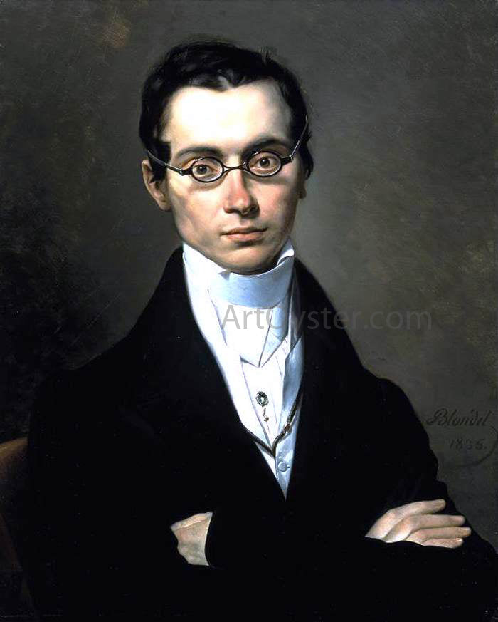 Merry-Joseph Blondel Portrait of a Man - Canvas Print