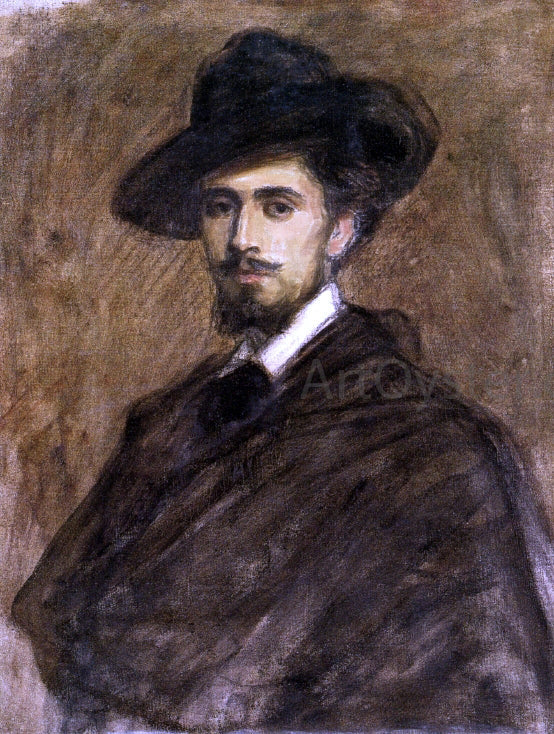 Jean-Louis Forain Portrait of a Man - Canvas Print