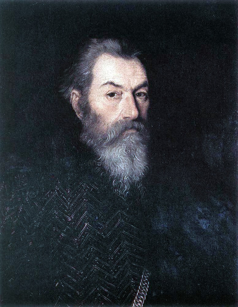 Paolo Farinati Portrait of a Man - Canvas Print