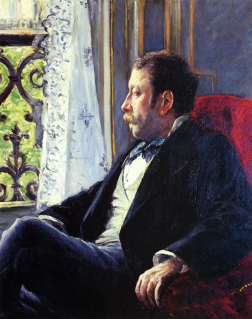 Gustave Caillebotte Portrait of a Man - Canvas Print