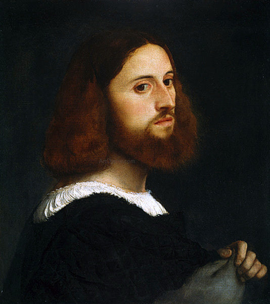Titian Portrait of a Man - Canvas Print