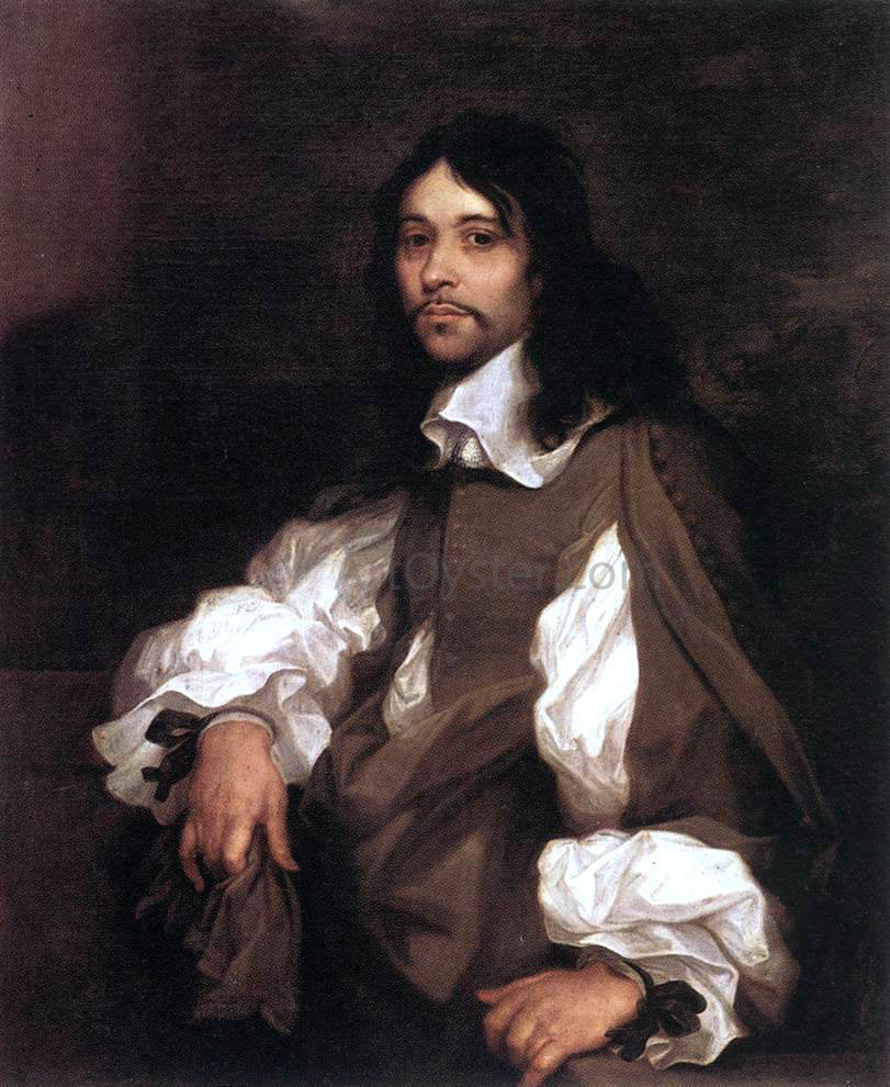 Sebastien Bourdon Portrait of a Man - Canvas Print