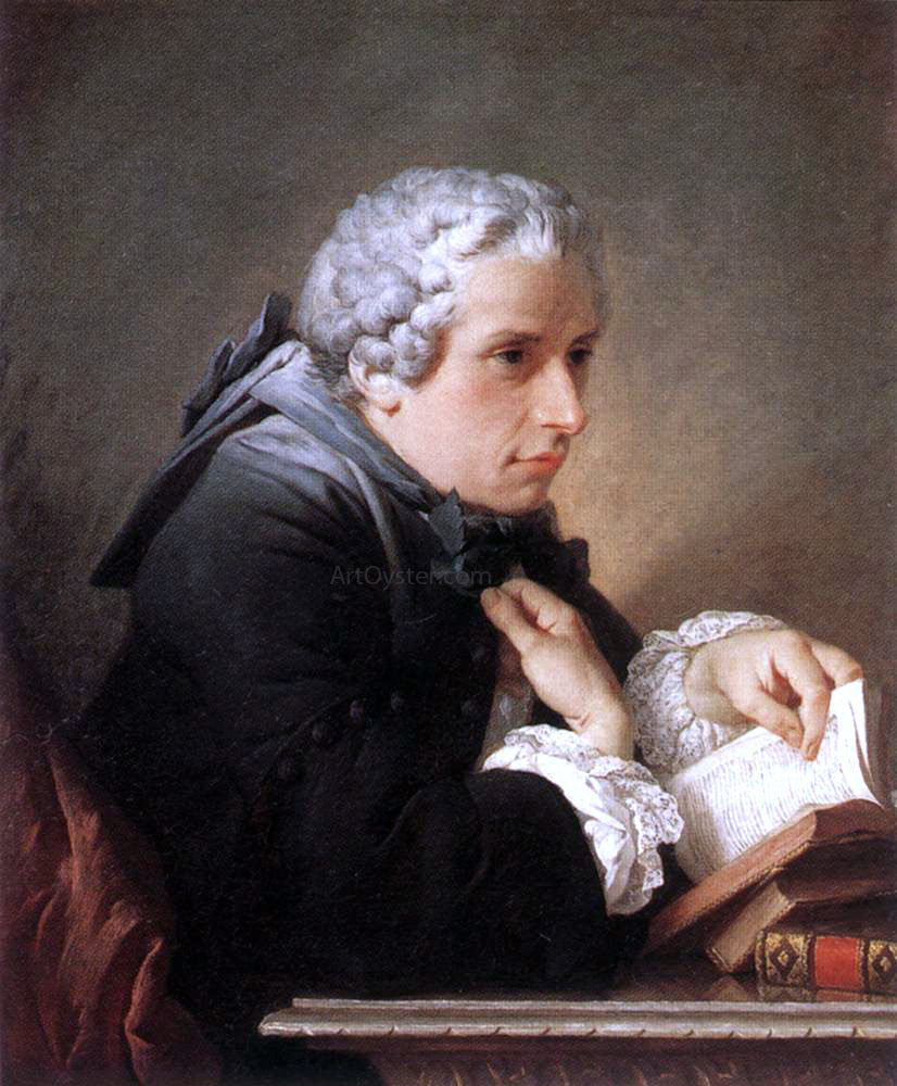 Pierre Subleyras Portrait of a Man - Canvas Print