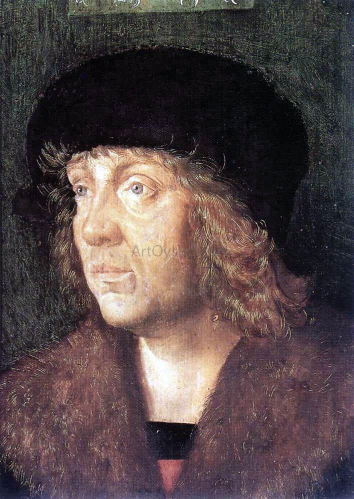 Hans Leonhard Schaufelein Portrait of a Man - Canvas Print