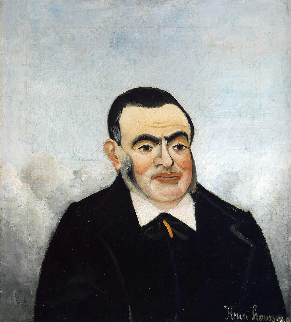 Henri Rousseau Portrait of a Man - Canvas Print