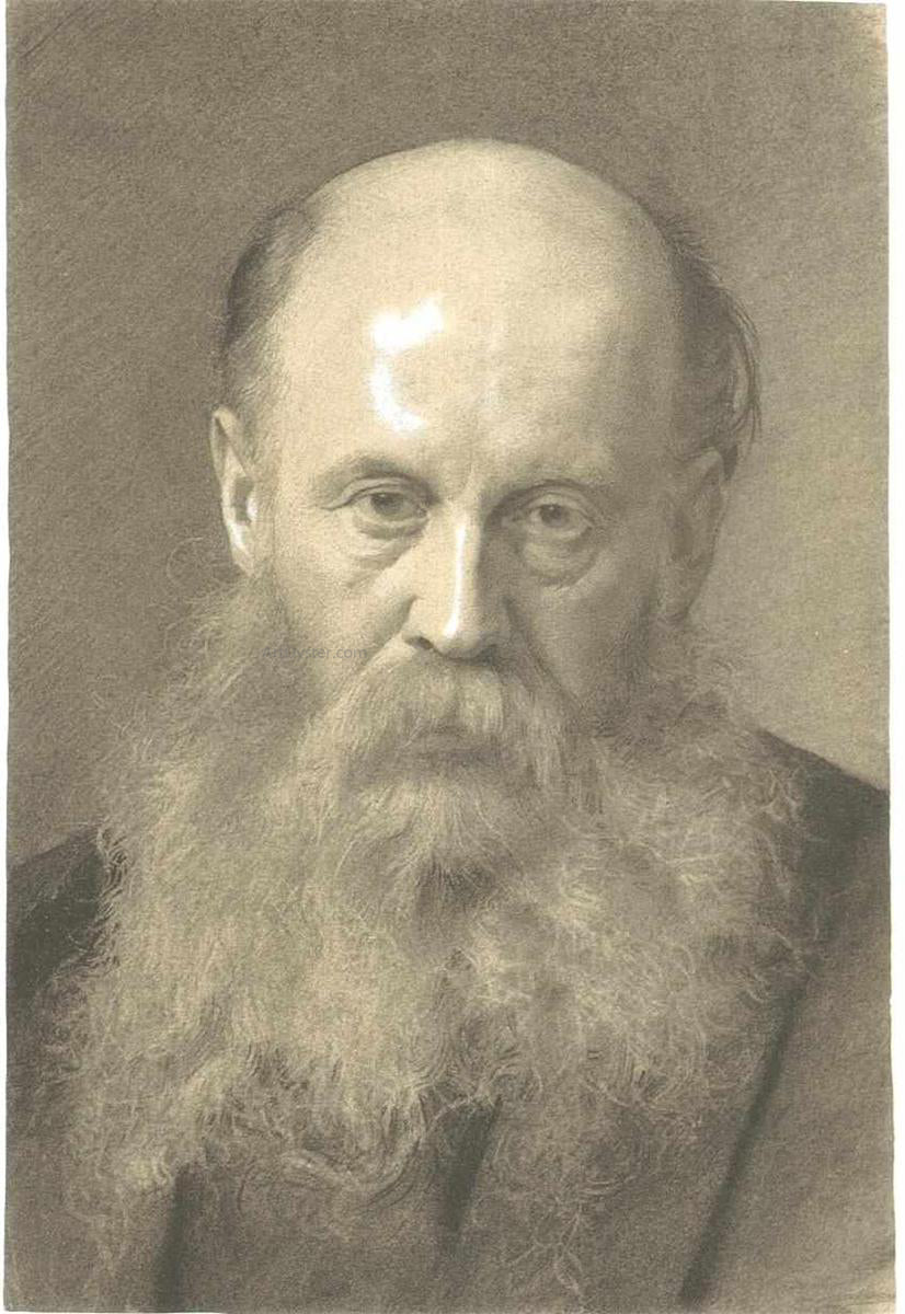 Gustav Klimt Portrait of a Man with Beard - Canvas Print