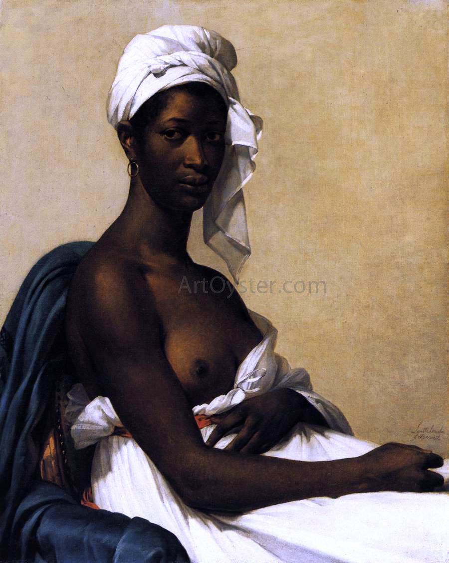 Marie-Guillemine Benoist Portrait of a Negress - Canvas Print