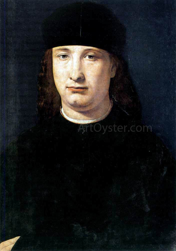 Giovanni Antonio Boltraffio Portrait of a Notable - Canvas Print