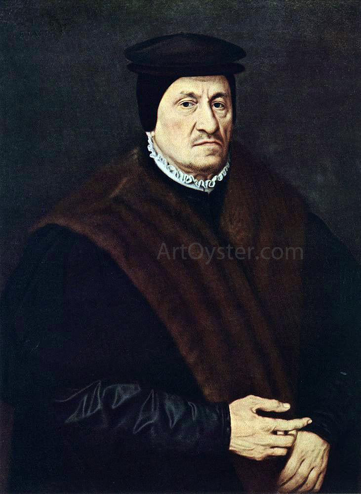 Neufchatel Nicolas Portrait of a Patrician - Canvas Print