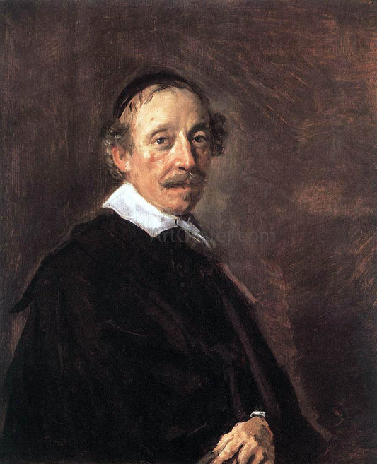 Frans Hals Portrait of a Preacher - Canvas Print