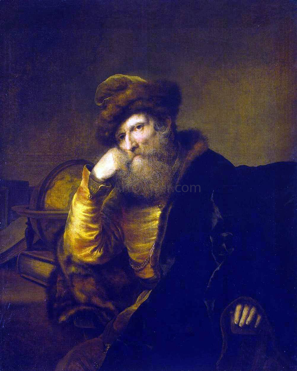 Ferdinand Bol Portrait of a Scholar - Canvas Print