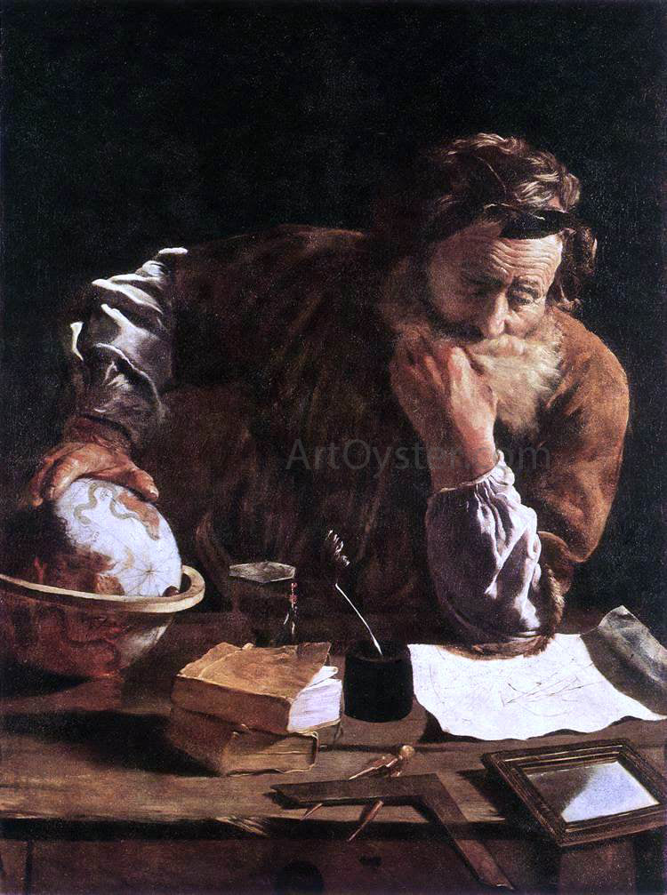 Domenico Feti Portrait of a Scholar - Canvas Print