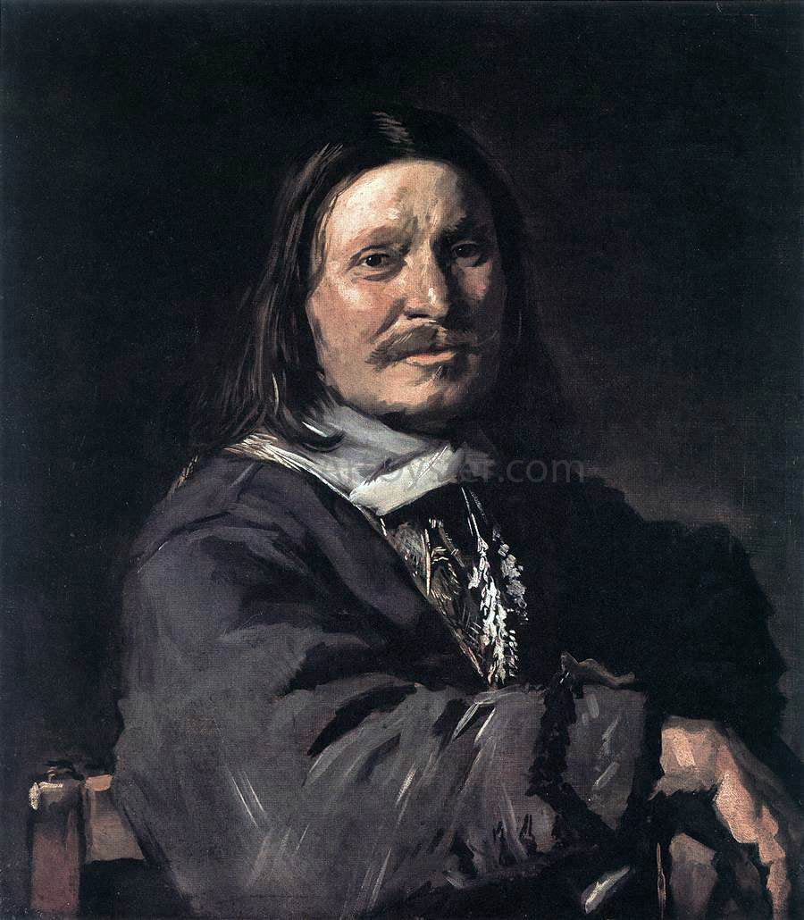 Frans Hals Portrait of a Seated Man - Canvas Print