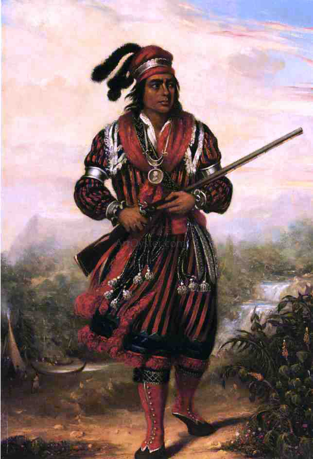 Stuart Westmacott Portrait of a Seminole Chief, North America - Canvas Print