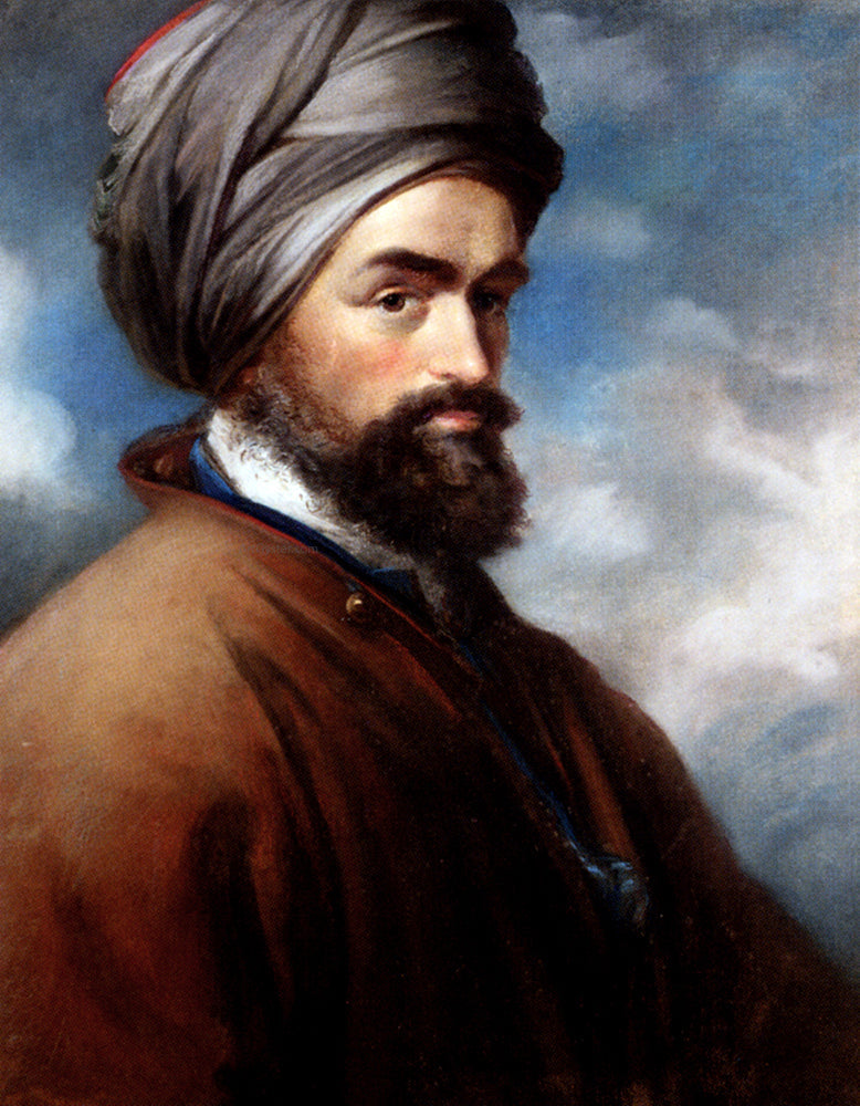 John Russell Portrait of a Turk - Canvas Print