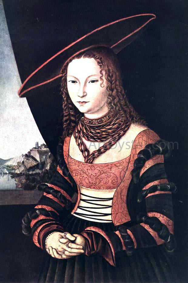 The Elder Lucas Cranach Portrait of a Woman - Canvas Print