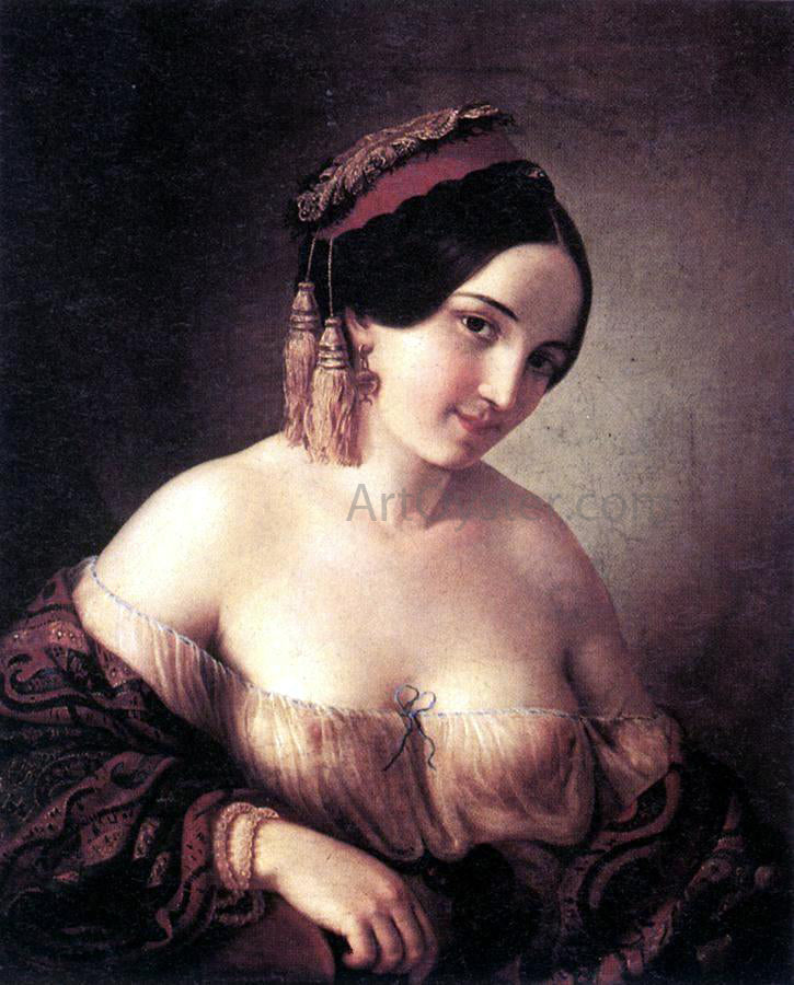 Jakab Marastoni Portrait of a Woman - Canvas Print