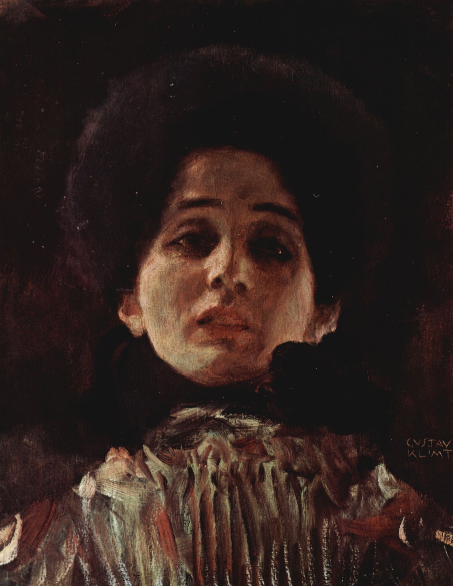 Gustav Klimt Portrait of a Woman - Canvas Print