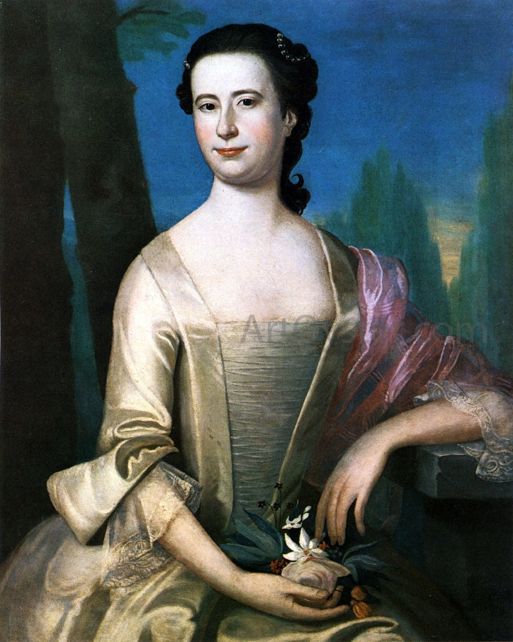 John Singleton Copley Portrait of a Woman - Canvas Print