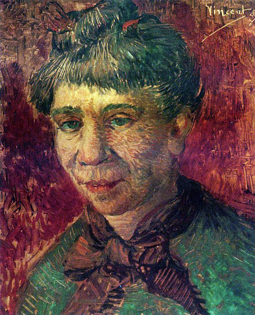 Vincent Van Gogh Portrait of a Woman - Canvas Print