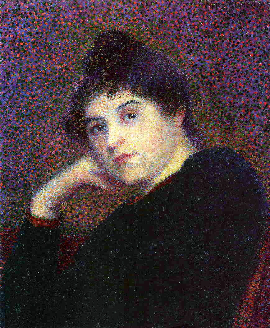 Hippolyte Petitjean Portrait of a Woman - Canvas Print