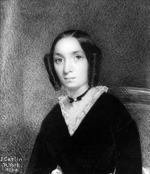 John Carlin Portrait of a Woman - Canvas Print