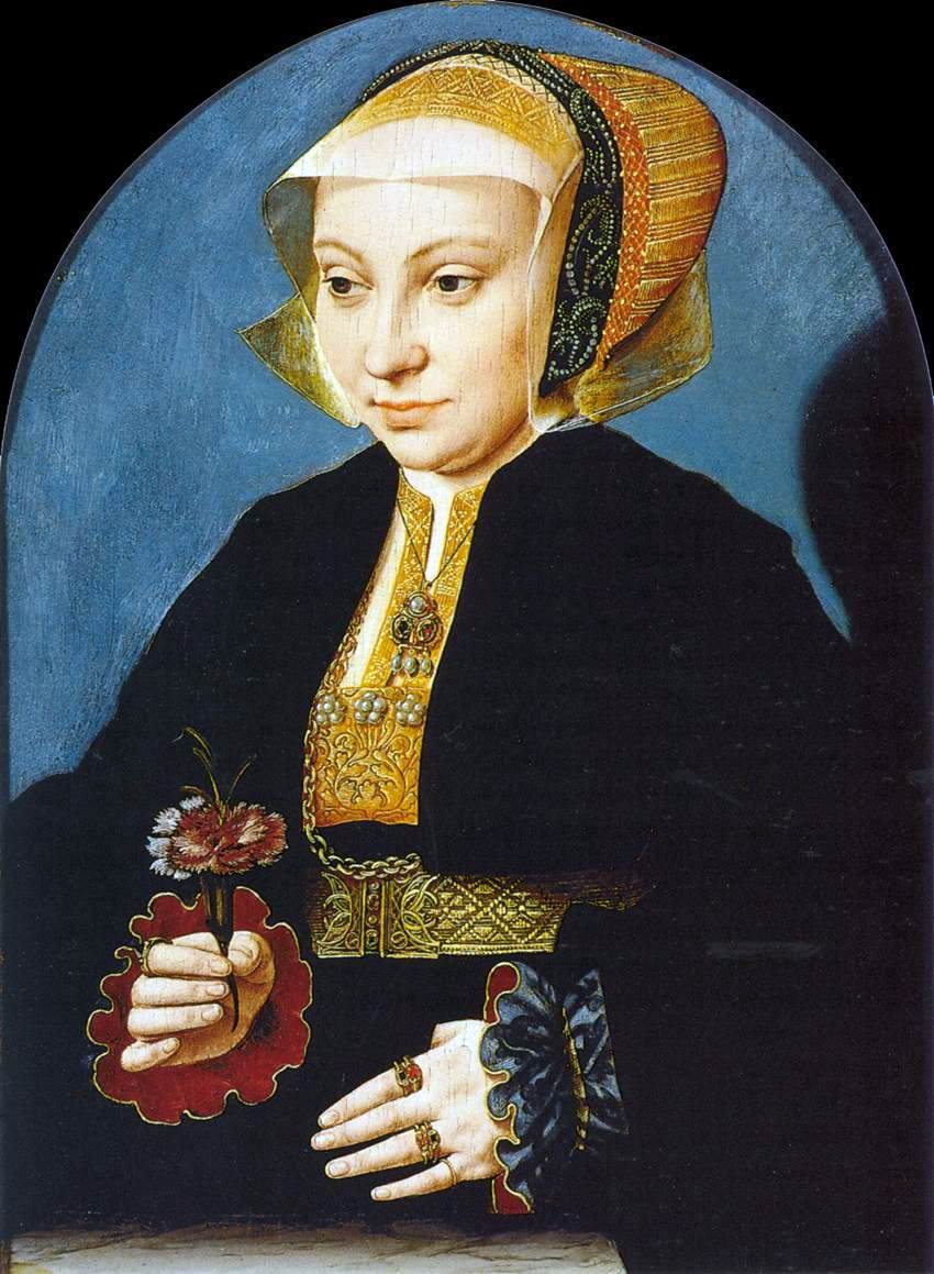 Barthel Bruyn Portrait of a Woman - Canvas Print