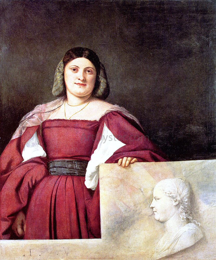Titian Portrait of a Woman - Canvas Print