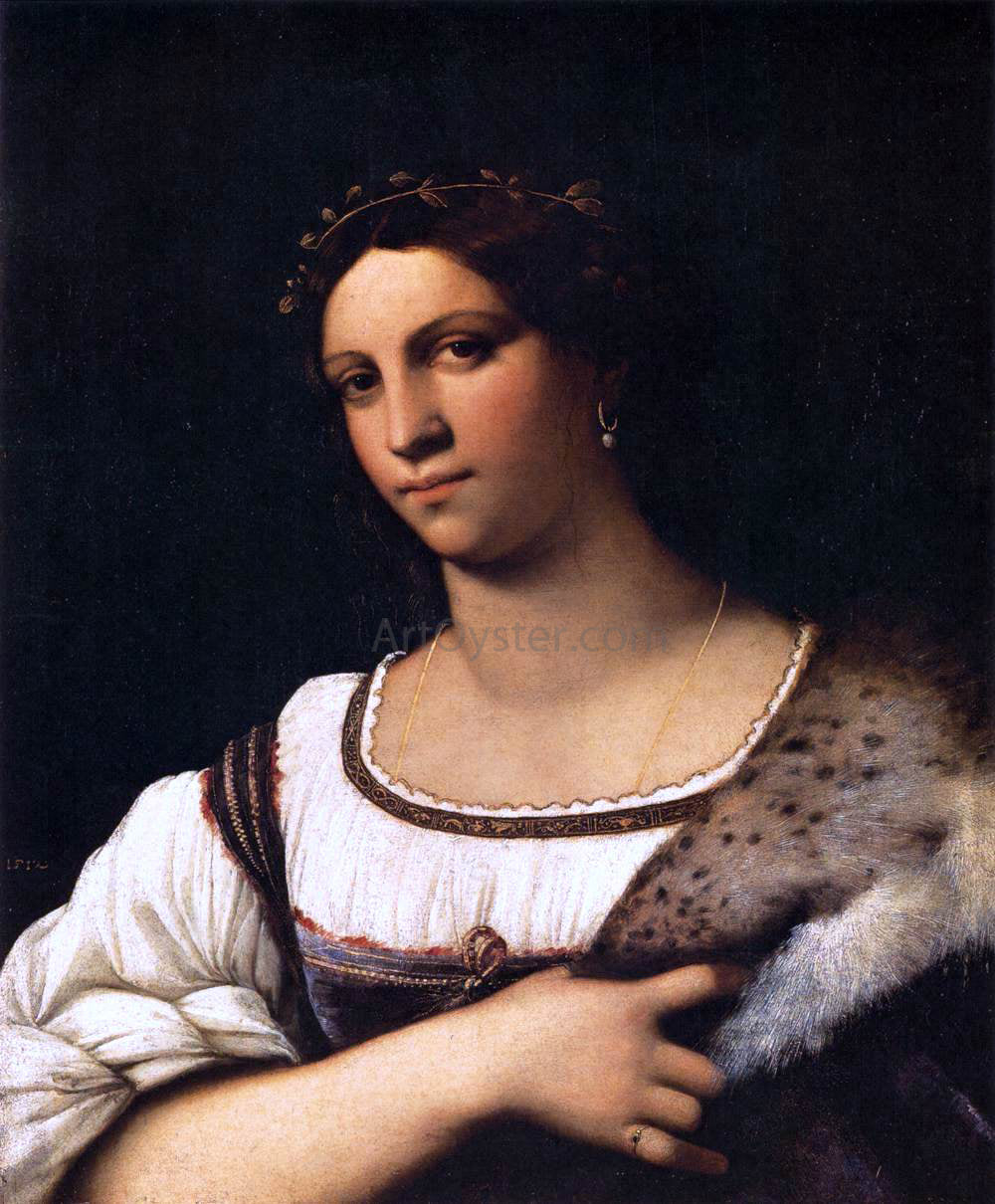 Sebastiano Del Piombo Portrait of a Woman - Canvas Print