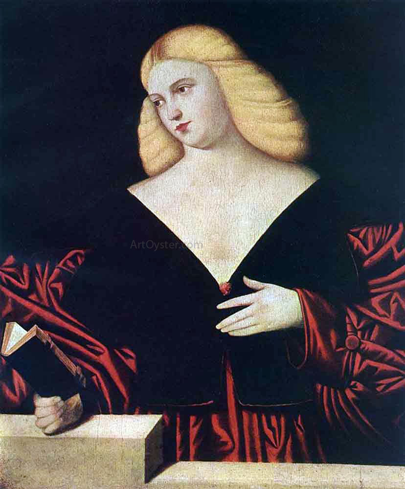 Bernardino Licinio Portrait of a Woman - Canvas Print