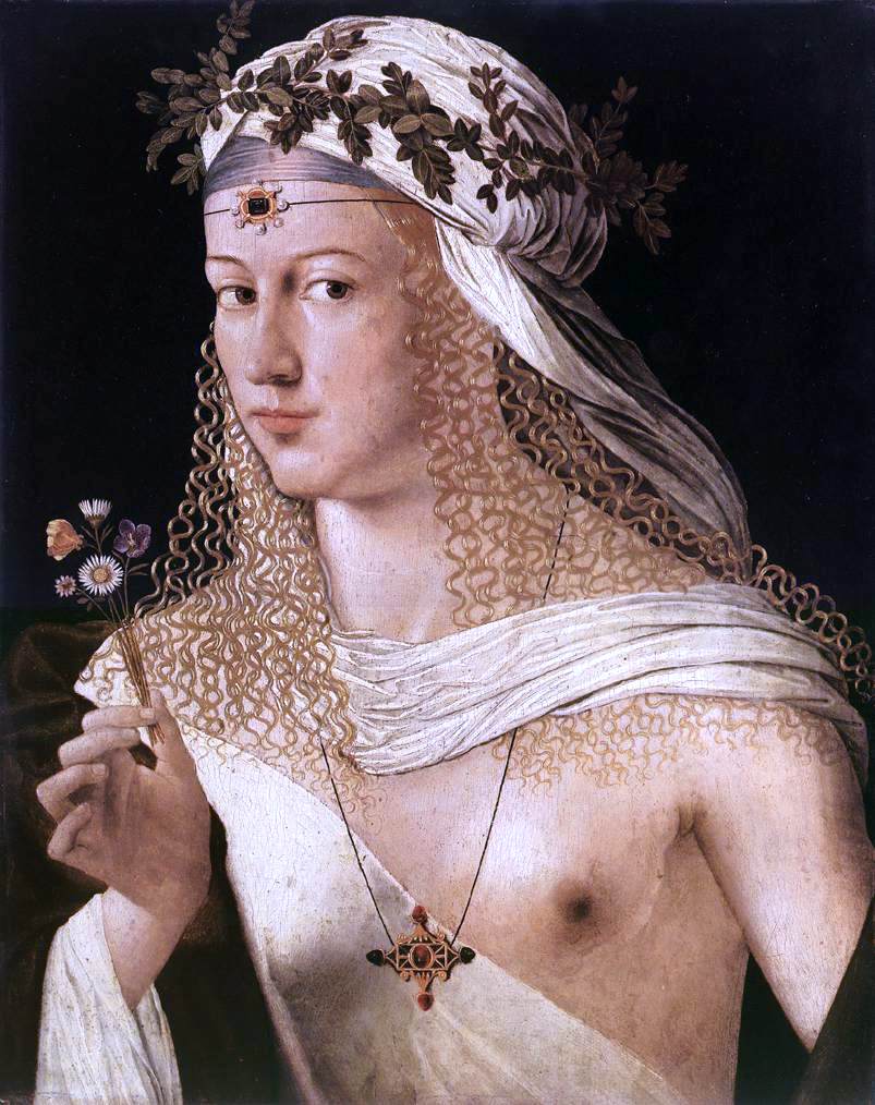 Bartolomeo Veneto Portrait of a Woman - Canvas Print