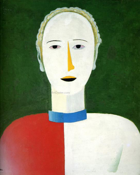Kazimir Malevich Portrait of a Woman - Canvas Print