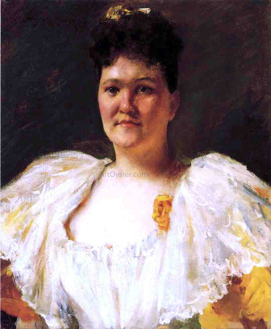 William Merritt Chase Portrait of a Woman - Canvas Print