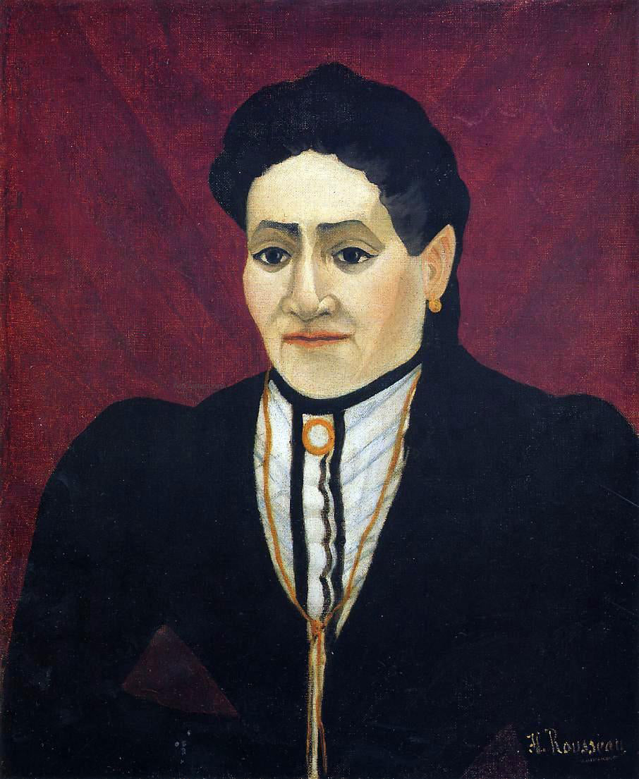 Henri Rousseau Portrait of a Woman - Canvas Print