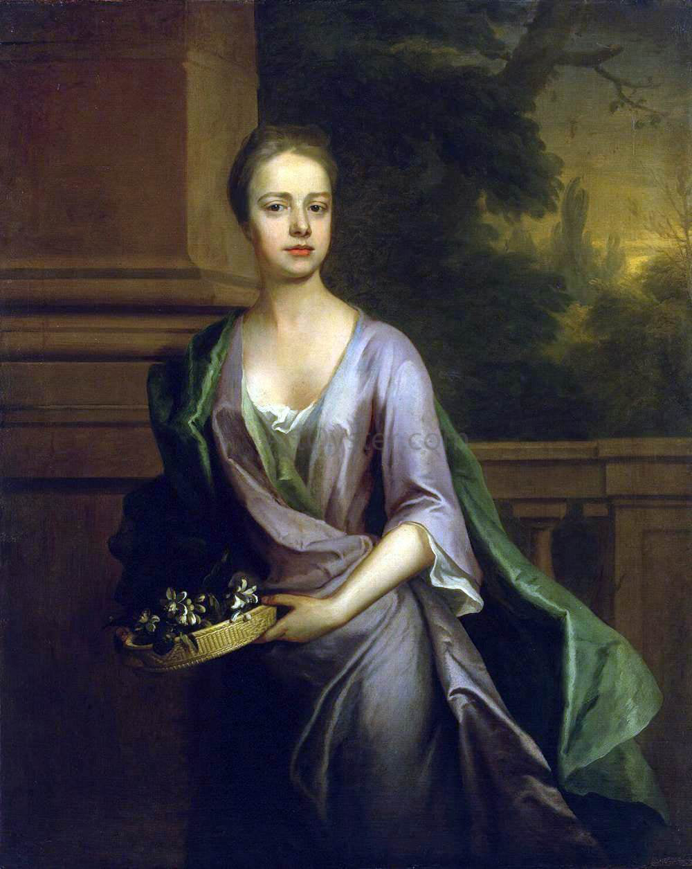Michael Dahl Portrait of a Woman - Canvas Print