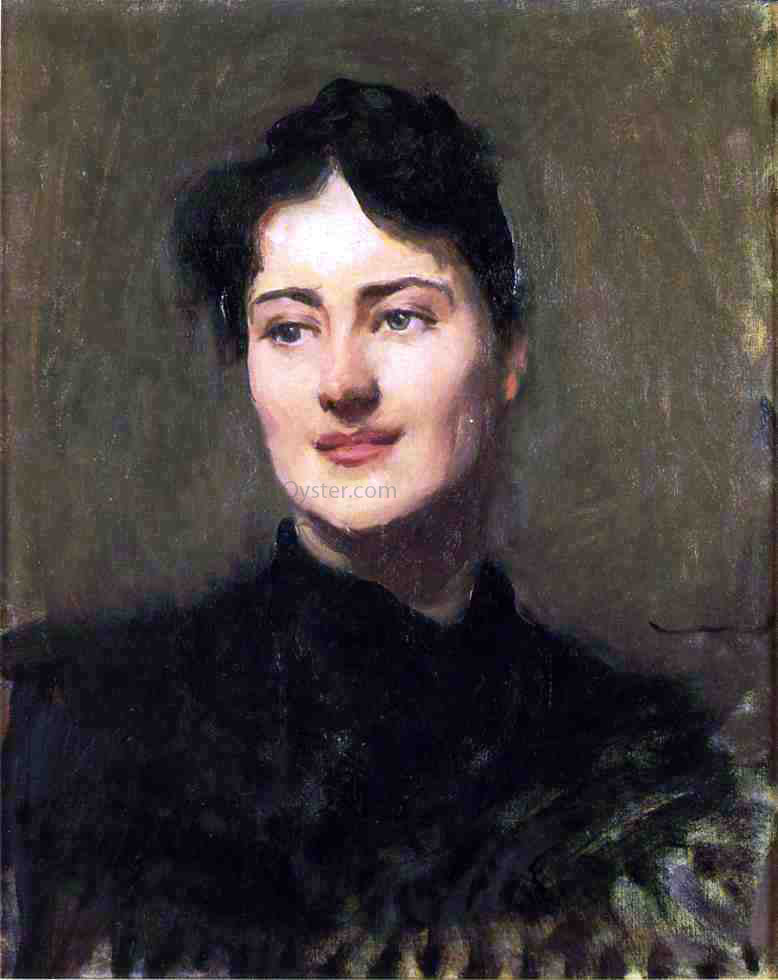 Dennis Miller Bunker Portrait of a Woman - Canvas Print