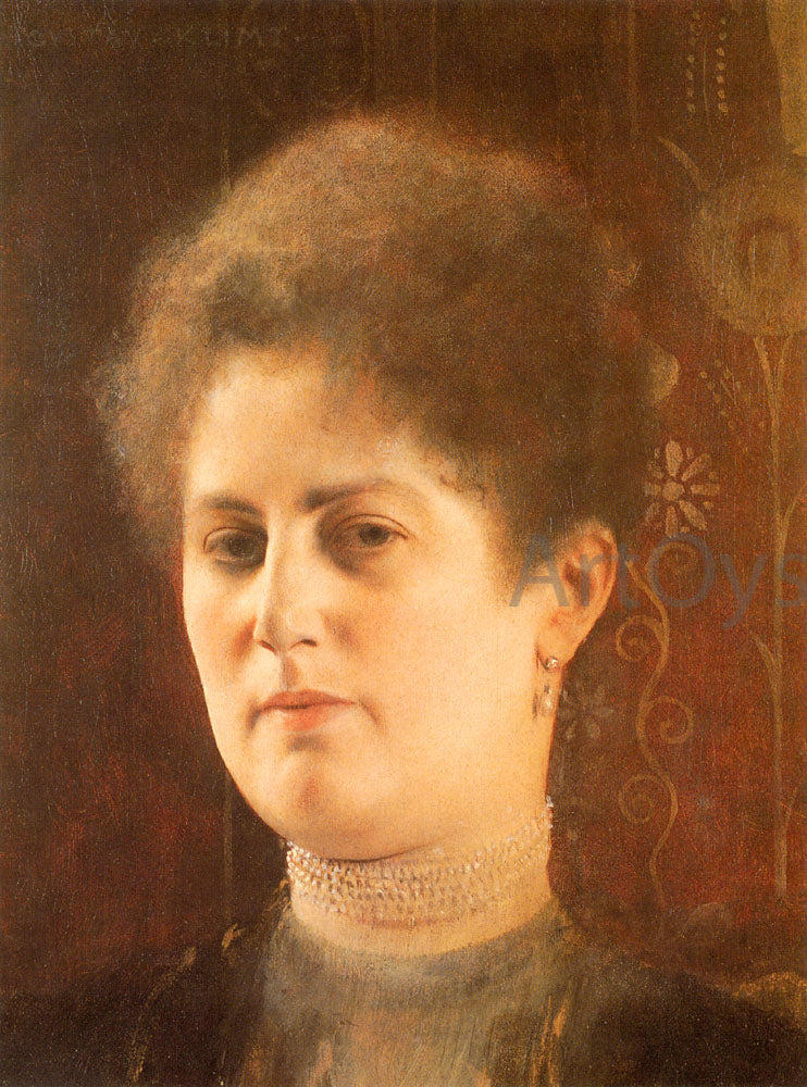 Gustav Klimt Portrait of a Lady - Canvas Print