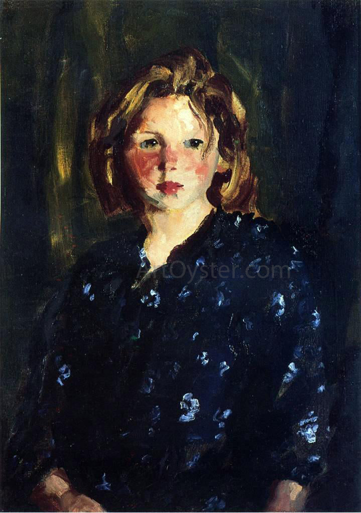 Robert Henri Portrait of a Young Girl - Canvas Print