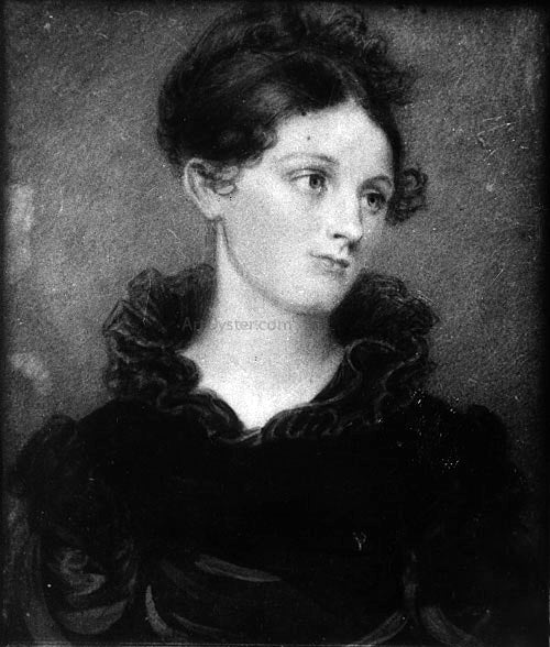 Henry Inman Portrait of a Young Lady - Canvas Print