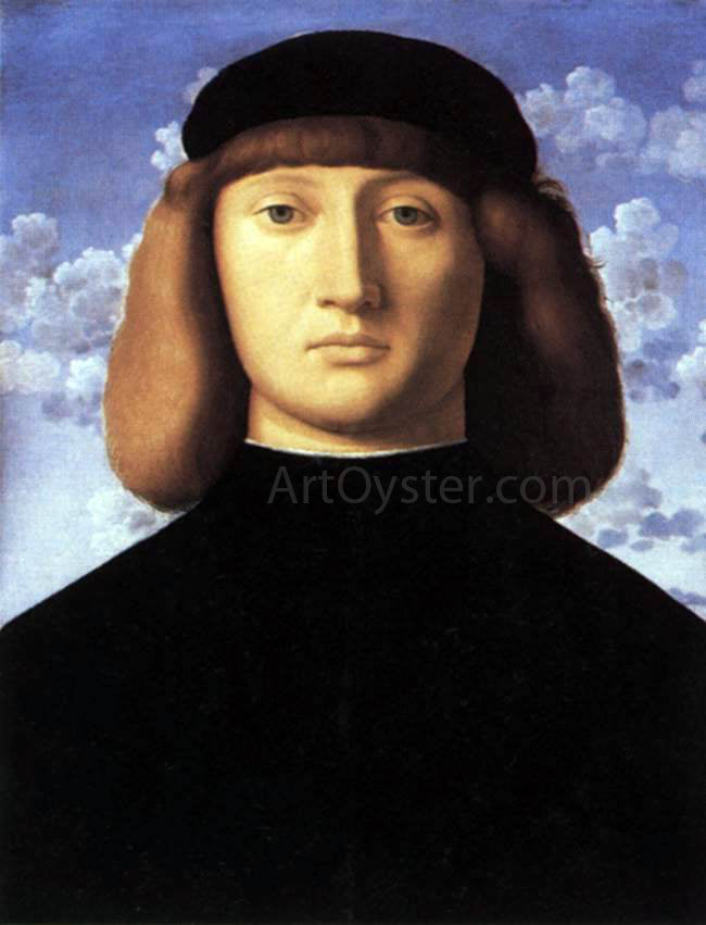 Vincenzo Catena Portrait of a Young Man - Canvas Print