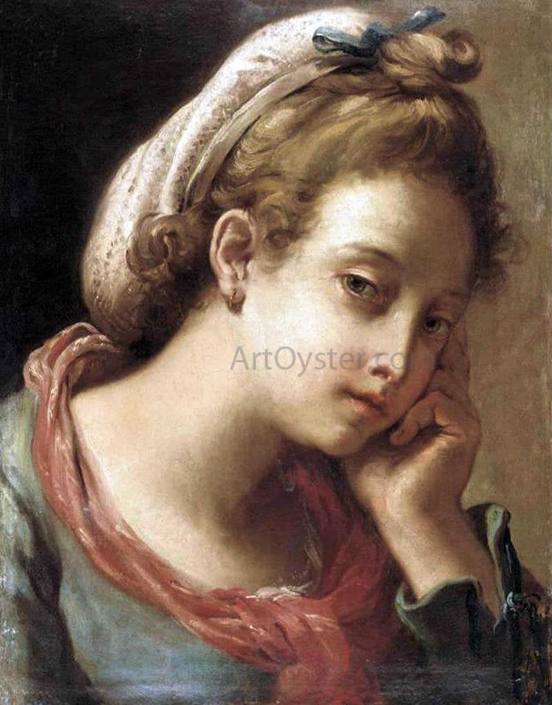 Gaetano Gandolfi Portrait of a Young Woman - Canvas Print