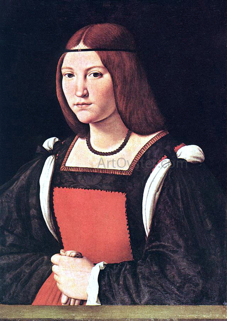 Giovanni Antonio Boltraffio Portrait of a Young Woman - Canvas Print