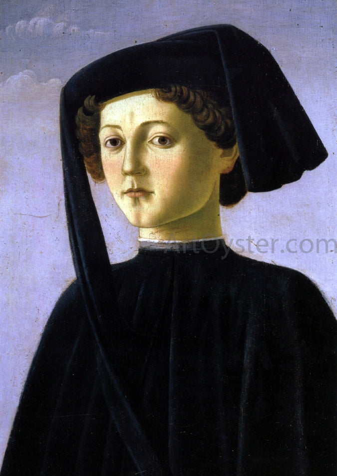 Francesco Botticini Portrait of a Youth - Canvas Print