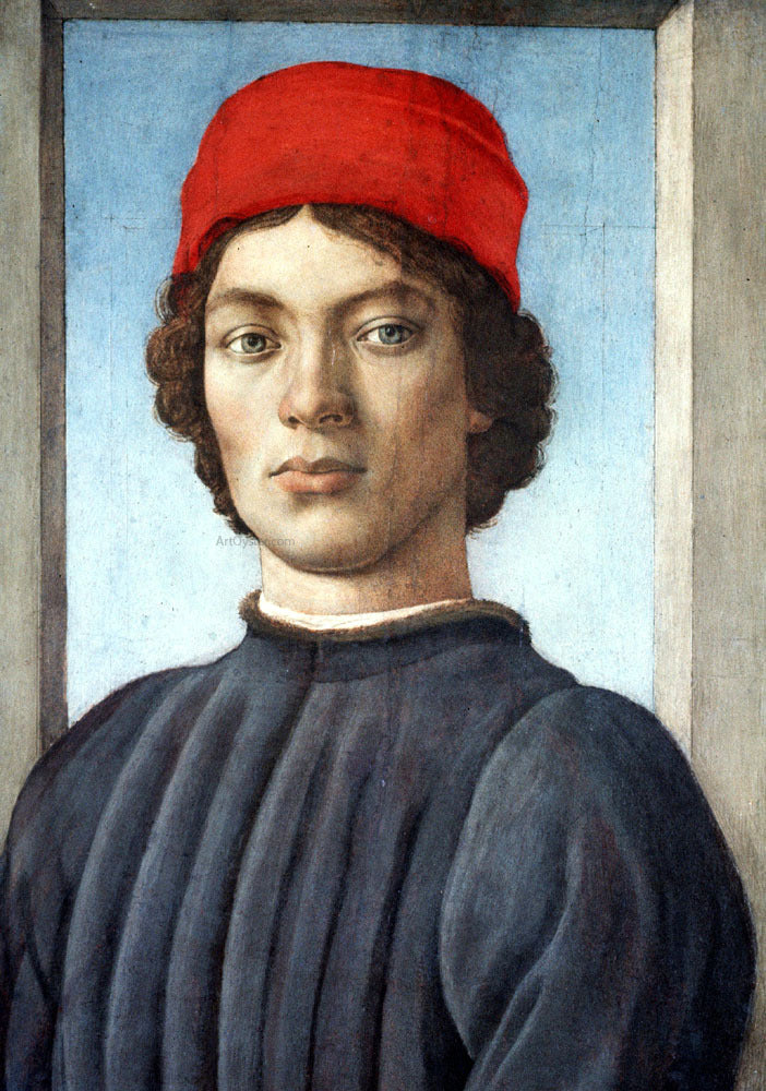 Filippino Lippi Portrait of a Youth - Canvas Print