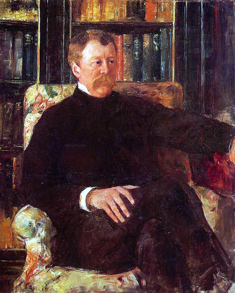 Mary Cassatt Portrait of Alexander J. Cassatt - Canvas Print