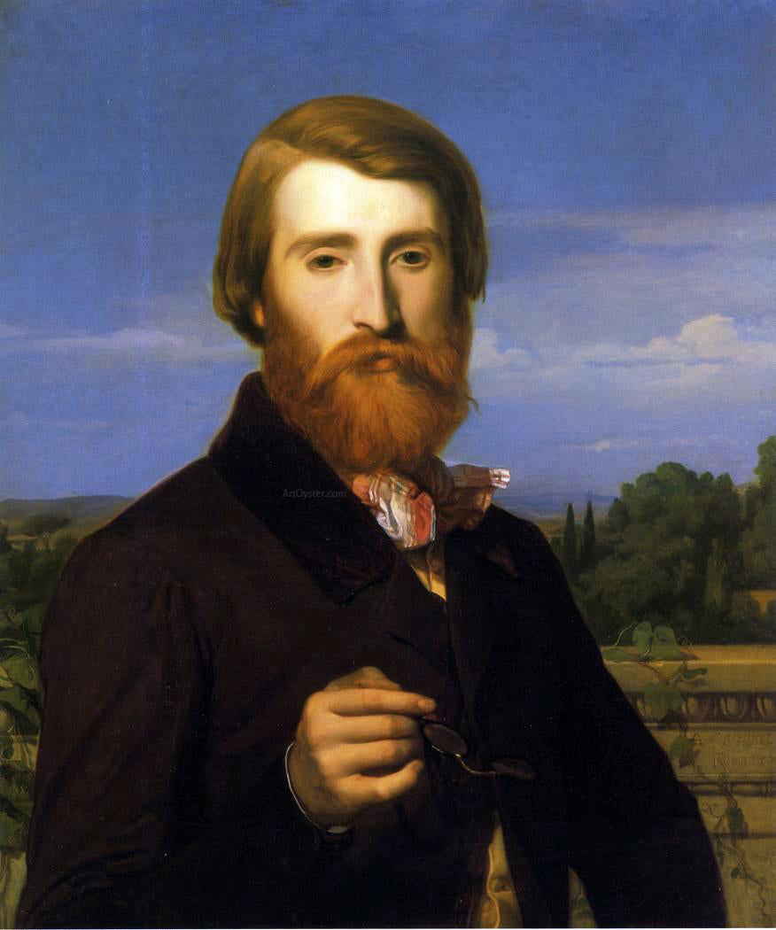 Alexandre Cabanel Portrait of Alfred Bruyas - Canvas Print