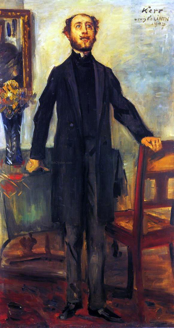 Lovis Corinth Portrait of Alfred Kerr - Canvas Print